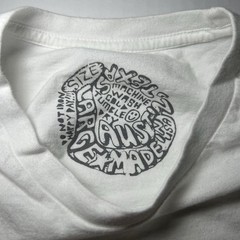 Unknown Concept Only Nice Skull Graphic T Shirt Mens Large White Streetwear