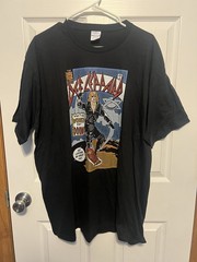Men’s Def Leppard Music Comic Retro-Inspired Black T Shirt Size XXL