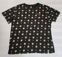 Hurley Sugar Skull Calavera Graphic AOP T Shirt Black Men Large Short Sleeve New
