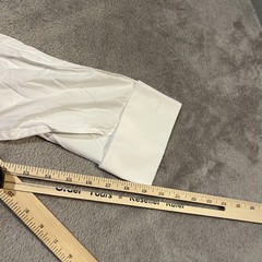 Brooks Brothers Dress Shirt Mens 17.5 34/35 White Pleated French Cuff Tuxedo