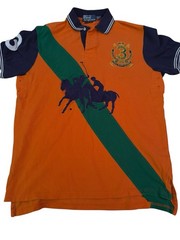 OG VINTAGE POLO Ralph Lauren Big Pony 1967 Bleecker Challenge Cup Custom MENS L