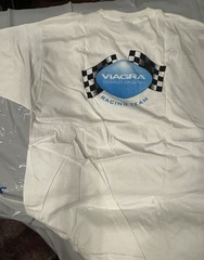 Rare 2000s Viagra Racing T Shirt Pfizer X LARGE Promotional