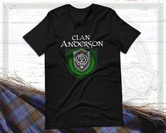 Scottish Clan Anderson Surname Scotland Tartan and Clan Badge