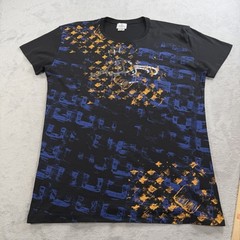 Vivienne Westwood Blue Star Chest Logo T-Shirt Mens Size M Short Sleev Cotton