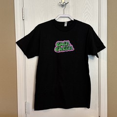 Max B Gain Green Shirt Black NWOT Hip Hop Tee Stacked Cash Back Graphic Rare Med