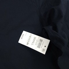 Alfani Men’s Cotton Stretch Modern Solid Long-sleeve Shirt Deep Black Small NWT