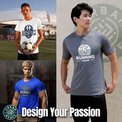 Custom Sport Performance T-Shirt, 100% Polyester, Moisture-Wicking