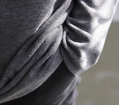Men Bottoming Long Sleeved Tee T-Shirt Half Turtleneck Loose Crewneck Top