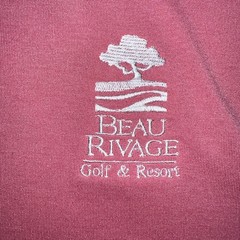 Foot Joy Beau Rivage Golf Resort Short Sleeve Polo Shirt Men M Pink