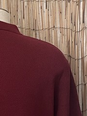 Coofandy Mens LS 3-Button Polo-Medium-NWT-100% Polyester Knit