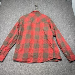 SIMMS Fishing Products Men’s Plaid Long Sleeve Button Up Shirt Size L Polyester