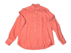 Vilebrequin Long Sleeve 100% Linen Shirt Size Unknown Lightweight