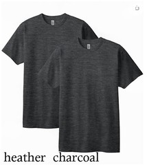 3 pack American Apparel 1301 Unisex Short Sleeve Preshrunk Heavyweight T-Shirt