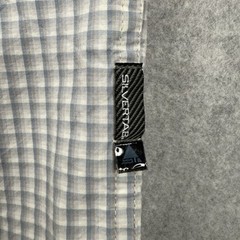Vintage Levis Shirt Mens XL Gray Check Silvertab Y2K Button Up Short Sleeve