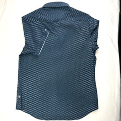 7 Diamonds 4 Way Stretch Dress Shirt Mens Large Preppy Wicking Modern Geometric