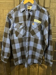 Big Bill Men’s Flannel Shirt Blue/Black, Size M