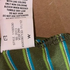 Under Armour HeatGear Golf Polo Shirt Mens XL Green Blue Striped Short