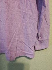 Vintage Long Sleeve California T-shirt Light Purple Size Large Used As-Is