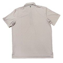 Greyson Golf Polo Men’s Large White Purple Spotted Performance Stretch Wicking