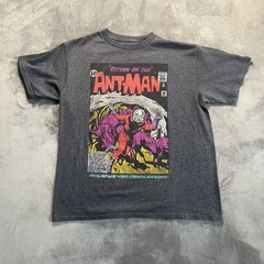 Marvel Ant-Man Shirt Youth Large 10/12 Retro Comic Book Cover Graphic Tee Gray