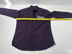 NWT MBX Peached Poplin Slim Fit Button Up Shirt Men’s Small Long Sleeve