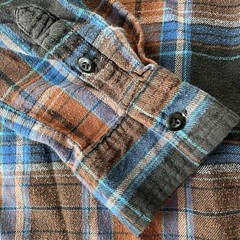 Elixir Long Sleeve Button Up Multicolor Plaid Collar Flannel XL