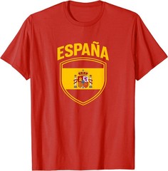 Spain Shirt with Spanish Flag Outfit for Men Women T-Shirt