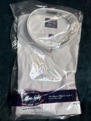 Allen Solly White Oxford 17 / 3 Dress Shirt Long Sleeve 100% Cotton NWT