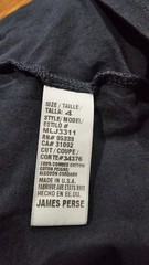 James Perse LA T-Shirt Crew Neck SZ. 4 (=XL) 100% Combed Cotton ~ Minimalist USA