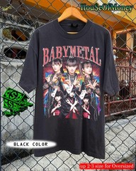 90s Babymetal band retro style Black Unisex T shirt Heavy Cotton tee NH27716