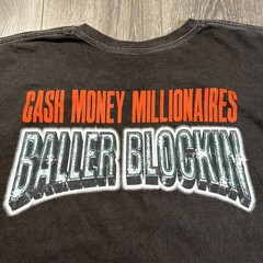 Cash Money Records Baller Blockin Cash Money Millionaires Graphic T-Shirt Black