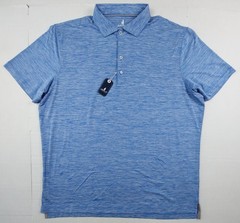 Johnnie-O Featherweight Huronn Polo Shirt Mens Size XL Palisades Blue NWT $98.00