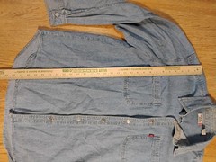 Men’s Levi’s Denim Light Blue Button Down Shirt sz L