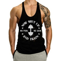 Men Tank Top Gym Tank Top Cotton fit bodybuilding tank top Vest Sport Clothing