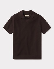 Normal Brand Breezeknit Polo Dark Brown Men’s Size Medium