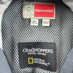 Craghoppers Vented Shirt Men XXL Gray Insect Shield Outdoors Hiking Fishing Camp
