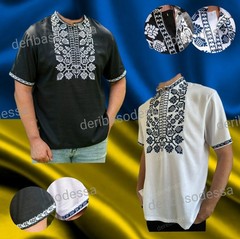 Ukrainian Embroidered Tradition shirt for men Sorochka Vishivanka BIG SIZE M-5Xl