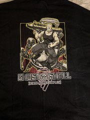 Ghost In The Shell Stand Alone Complex T Shirt Size Manga Anime XL BLACK USA