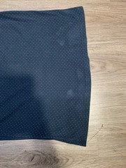 Vintage Supreme Polka Dot Thermal Henley 2013 Blue Large