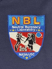 NBL Neutral Buoyancy Laboratory NASA/JSC Navy Blue Polo Shirt L Port Authority