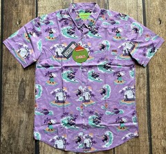 RSVLTS TMNT SHREDDER SHREDS HAWAIIAN SHIRT MULTI AOP SHIRT MENS LARGE NEW