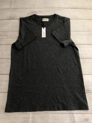 Taylor Stitch Shirt Mens 38 Gray Bear Logo Recycled Cotton Blend Tee Casual