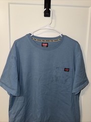 Mens Size XL/XG Wrangler Heavyweight Pen Pocket Tshirt Top