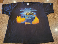Back To The Future T Shirt Universal Studios Florida Movie & Theme Park Vtg