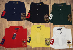 NEW POLO RALPH LAUREN Big & Tall Assorted Colors Classic Fit Triple Pony Polo