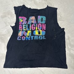 Vintage 1989 Bad Religion No Control T Shirt Sz XL Epitaph Records Plus Tank