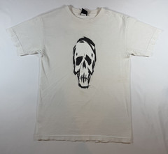 Mens S Vintage Tum Yeto Skull Zero Dying To Live Skate Movie T Shirt White Y2K