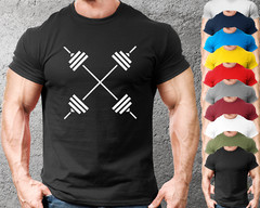 Weights Cross Gym T-Shirt Mens Gym Clothing Workout Training Vest Bodybuilding