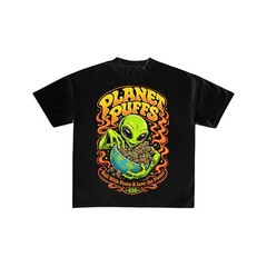 Alien Planet Puffs Graphic T-Shirt