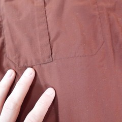 Rei Shirt Mens Extra Large Red Vented Fish Outdoor Hike Button Adjustable Sleeve